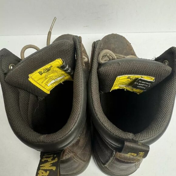 Dr Martens Womens Gilbreth Steel Toe Boot Brown Size 11 M - Picture 4 of 6